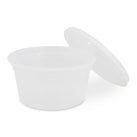 12oz Deli Plastic Clear Round Containers W/Clear Lids S12- Value Plus