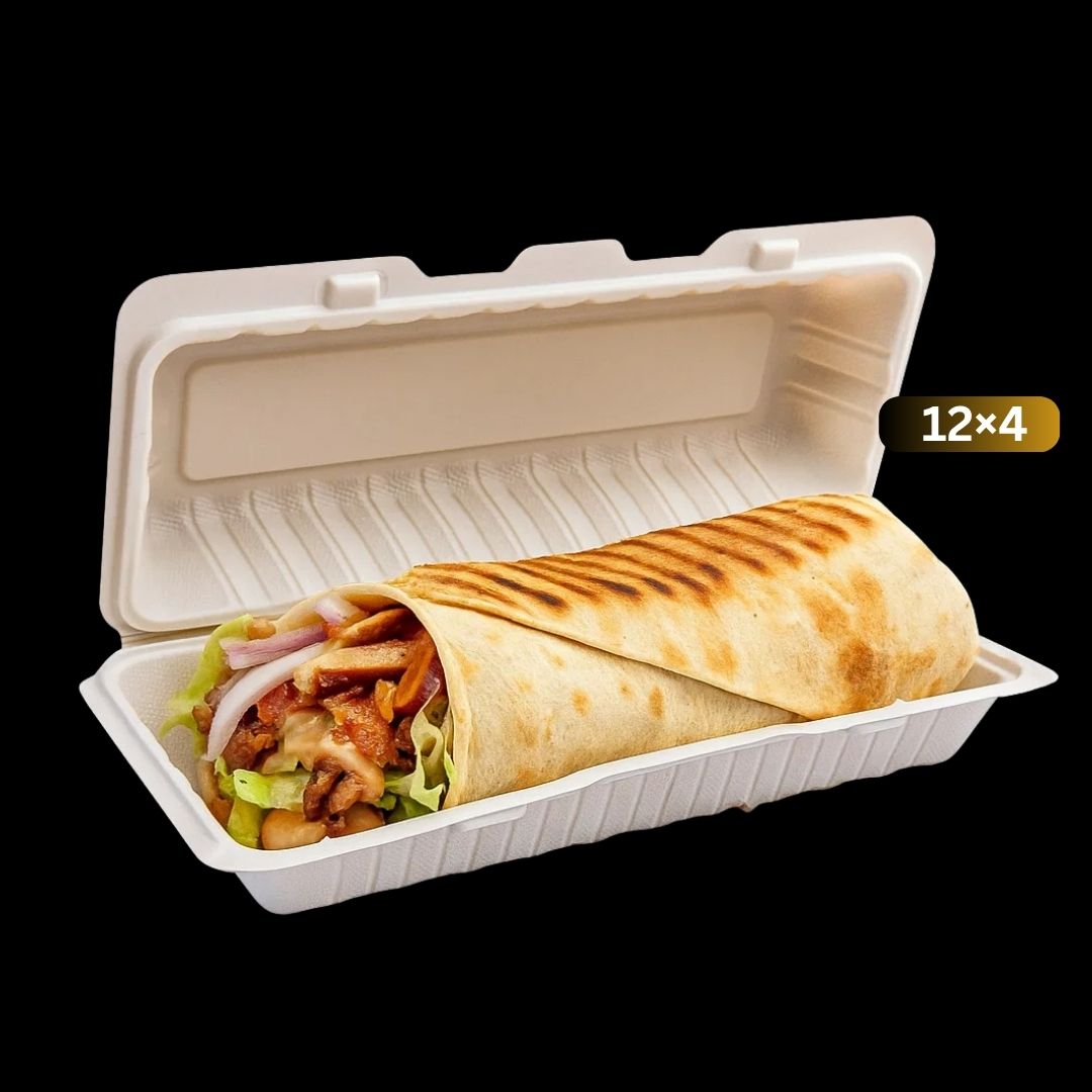12x4 MFPP 1 Compt Shawarma Container-150/pcs- ZP