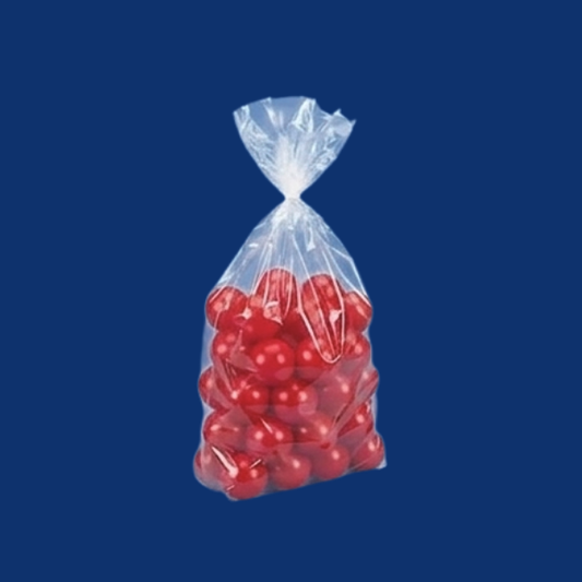 4 lb poly bags dispenser box with remove panel to dispense