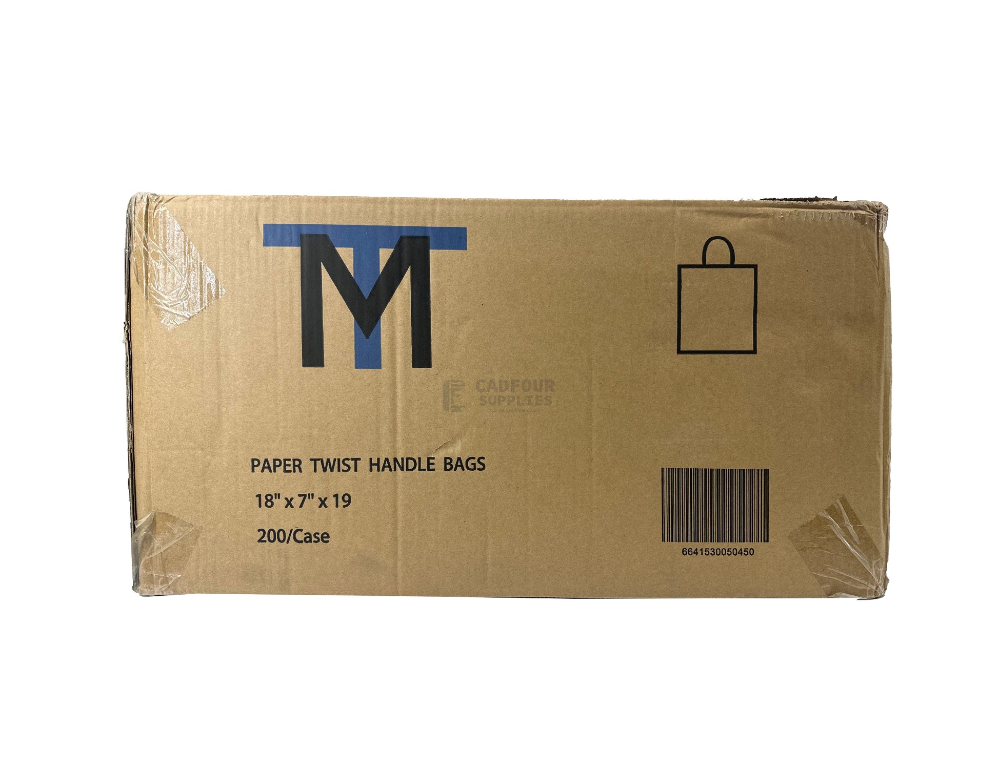 18x7x19 Paper Bag Brown With Handle