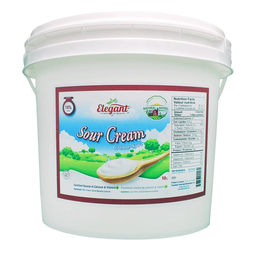 14% sour cream 10 L pail