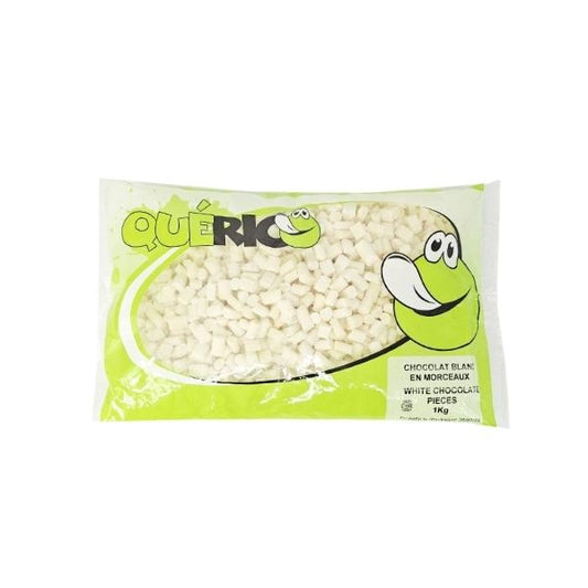 Querico White Chocolate Pieces 1kg Bulk Pack