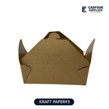 #3 Kraft Paper Box 71oz