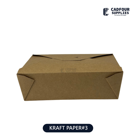 #3 Kraft Paper Box 71oz