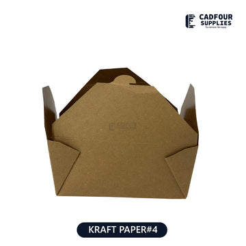 #4 Kraft Paper Box 112oz