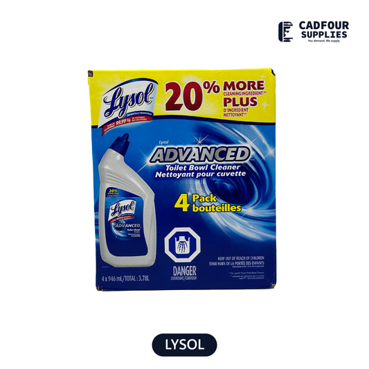 Lysol 4x946ml Toilet Bowl Cleaner