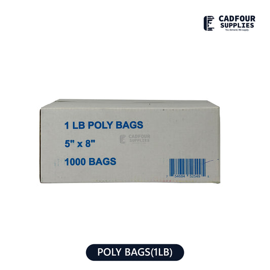 1 lb Poly Bags Clear