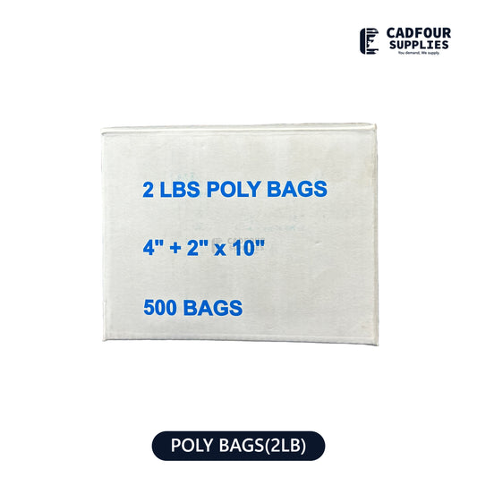 2 lb Poly Bags Clear
