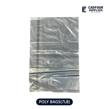 7 lb Poly Bags Clear