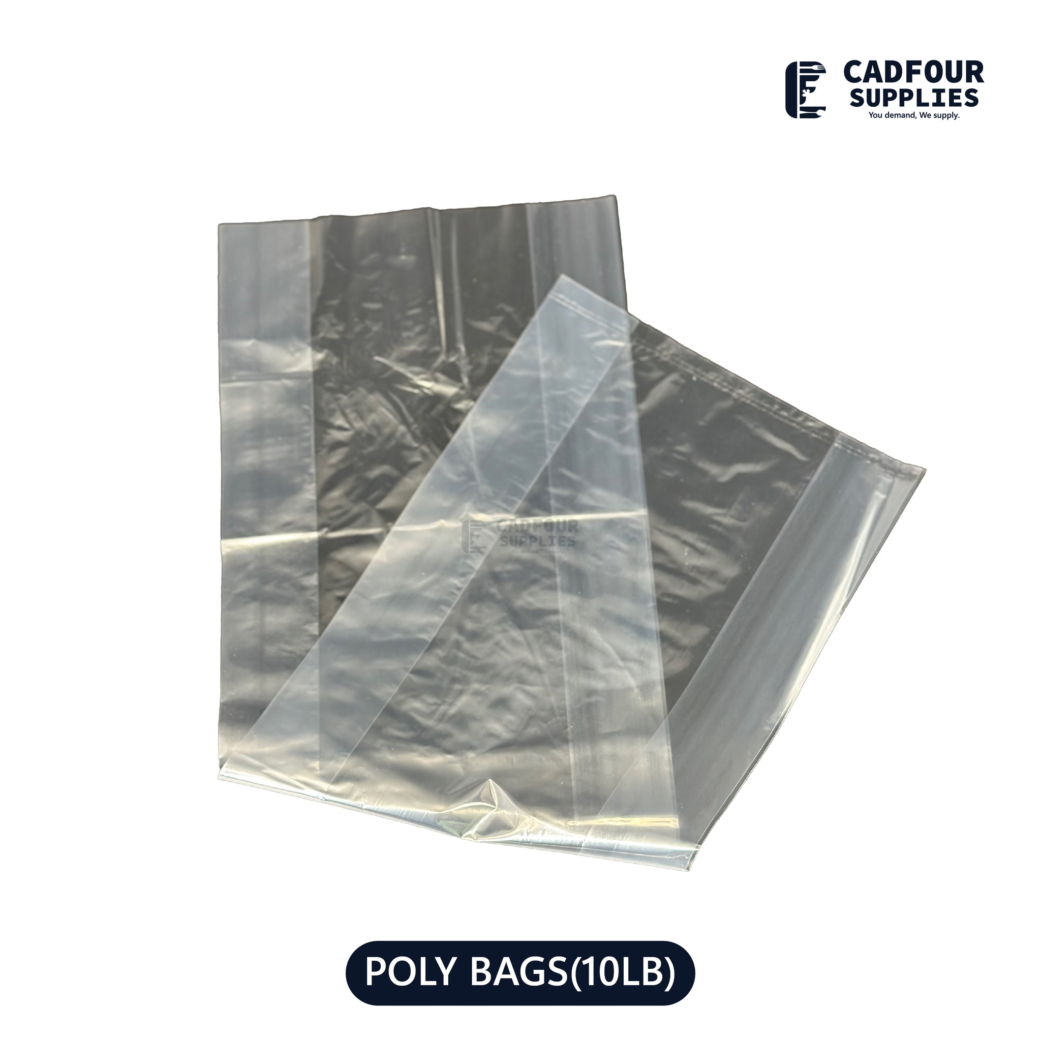 10 lb Poly Bags Clear