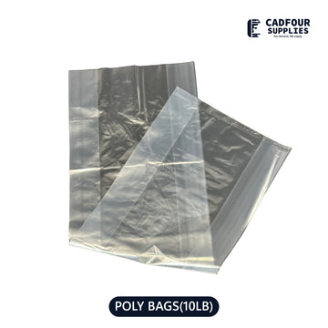 10 lb Poly Bags Clear