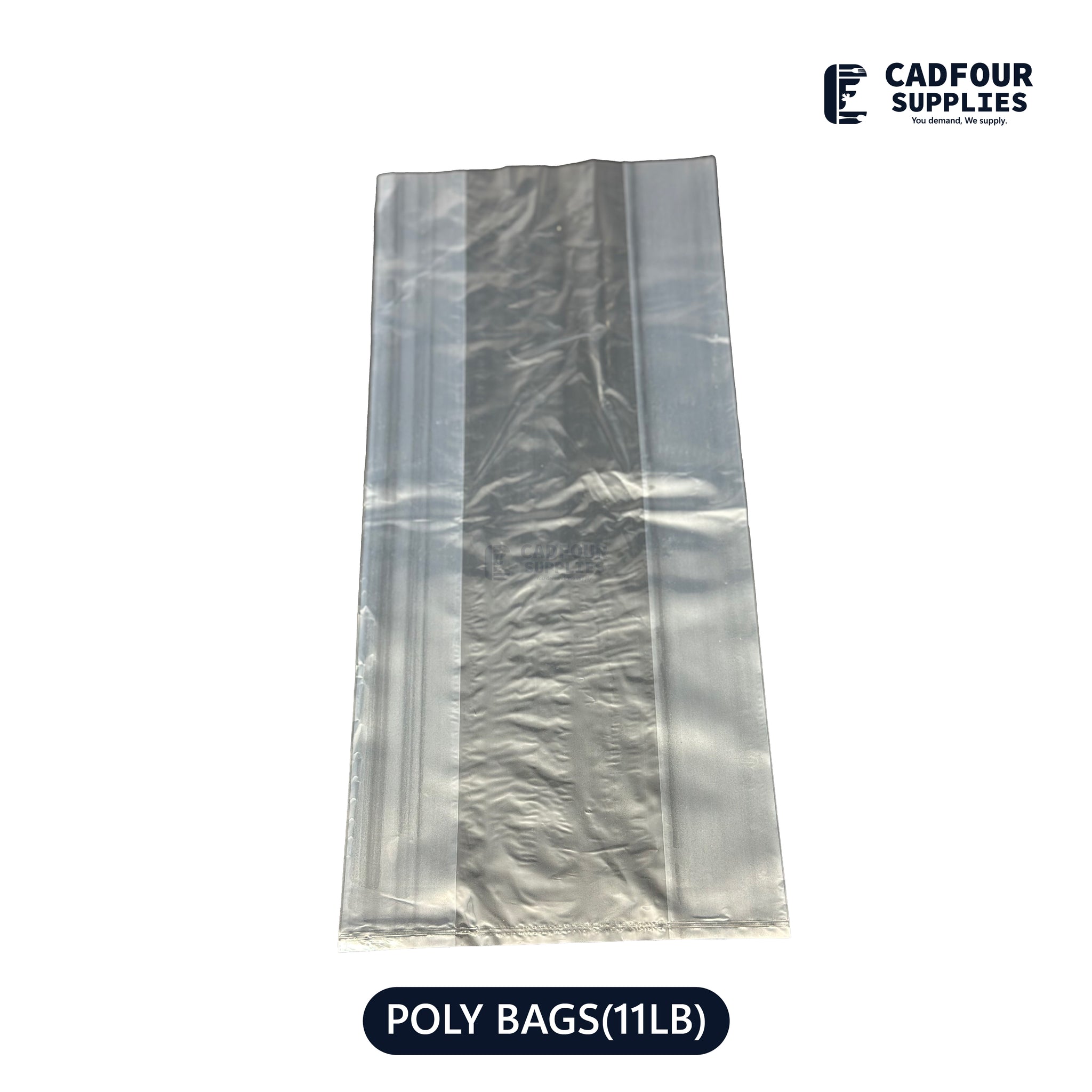 11 lb Poly Bags Clear