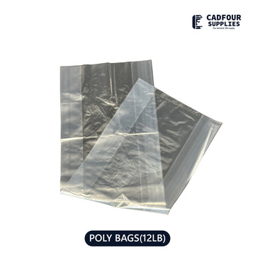 12 lb Poly Bags Clear