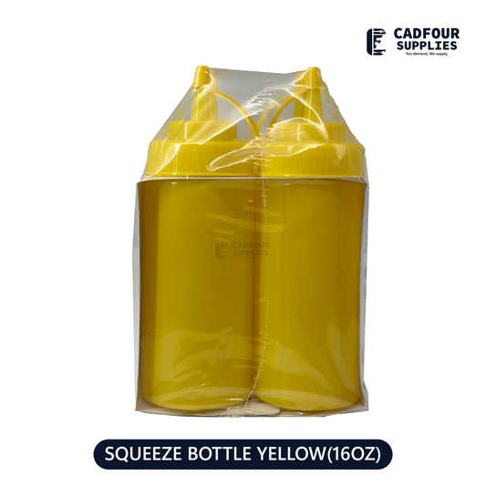 16oz Squeeze Bottle Yellow