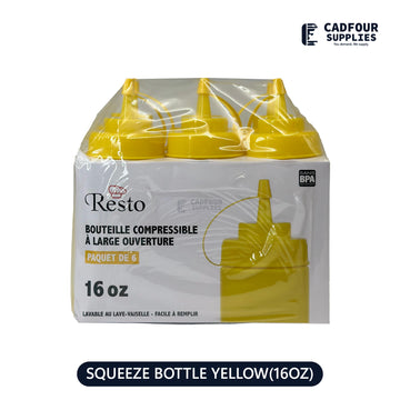 16oz Squeeze Bottle Yellow