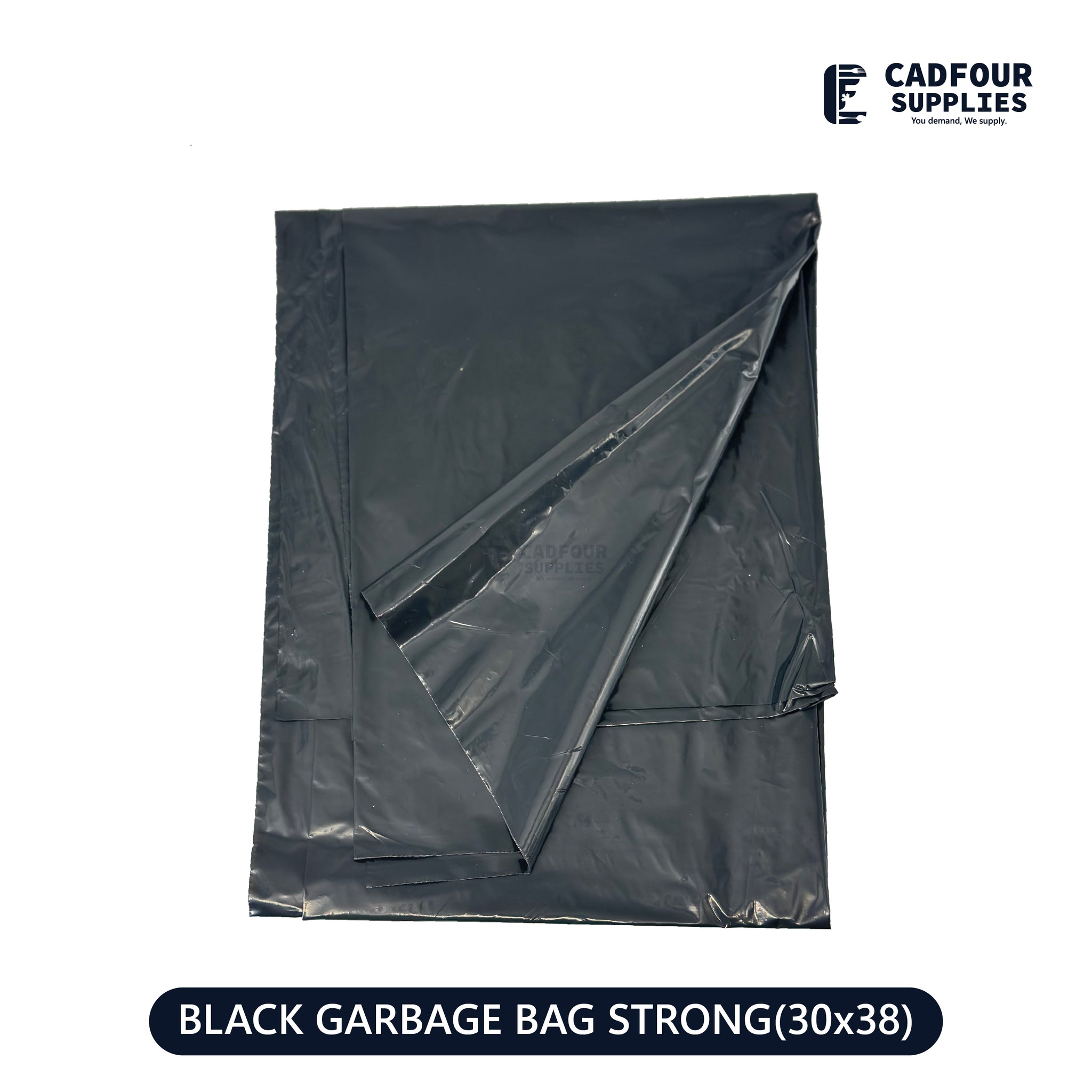 30x38 Garbage Bags Black Strong 150ct