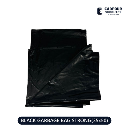 35x50 Garbage Bags Black Strong 200ct