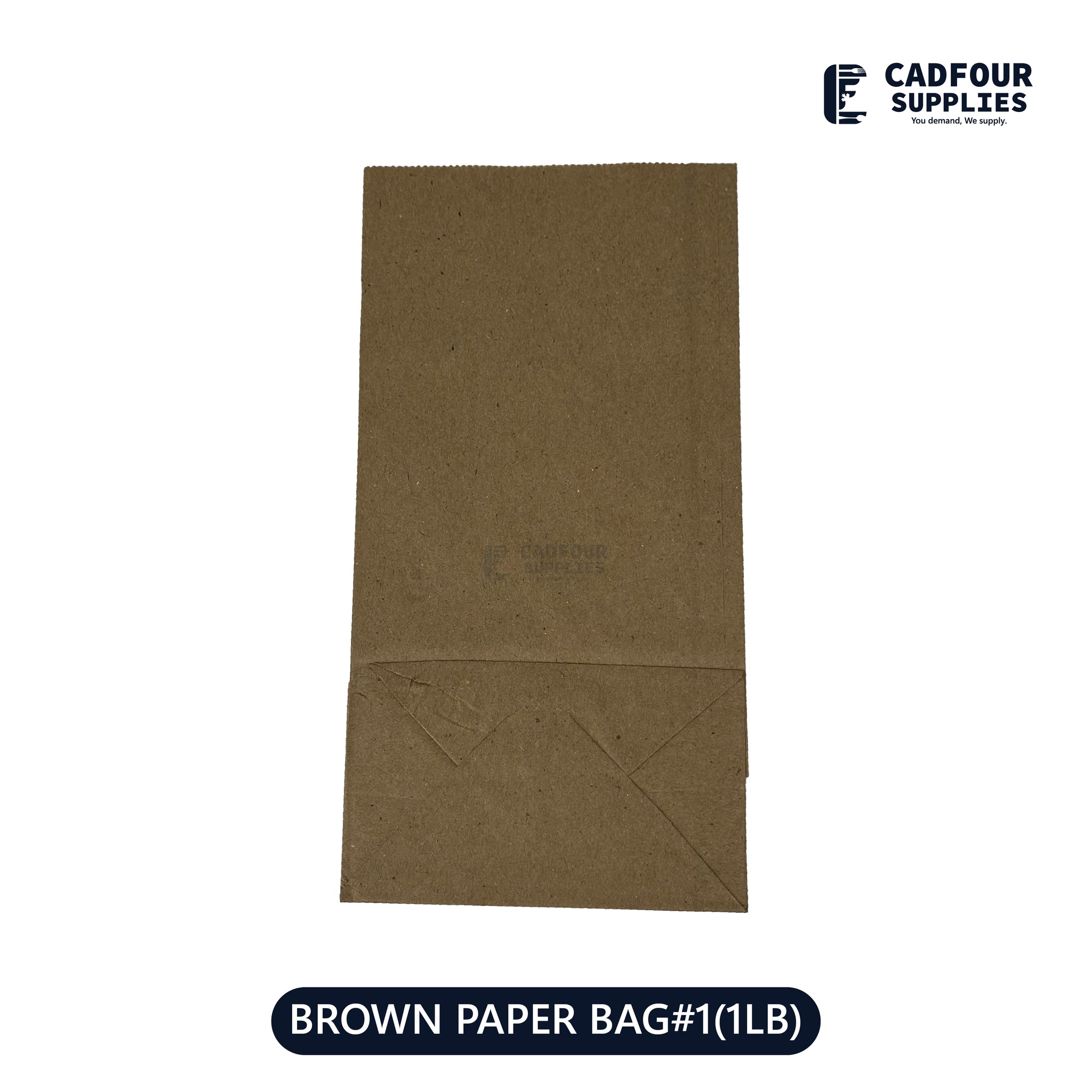 No 1 Brown Handless Paper Bags