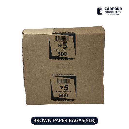 No 5 Brown Handless Paper Bags