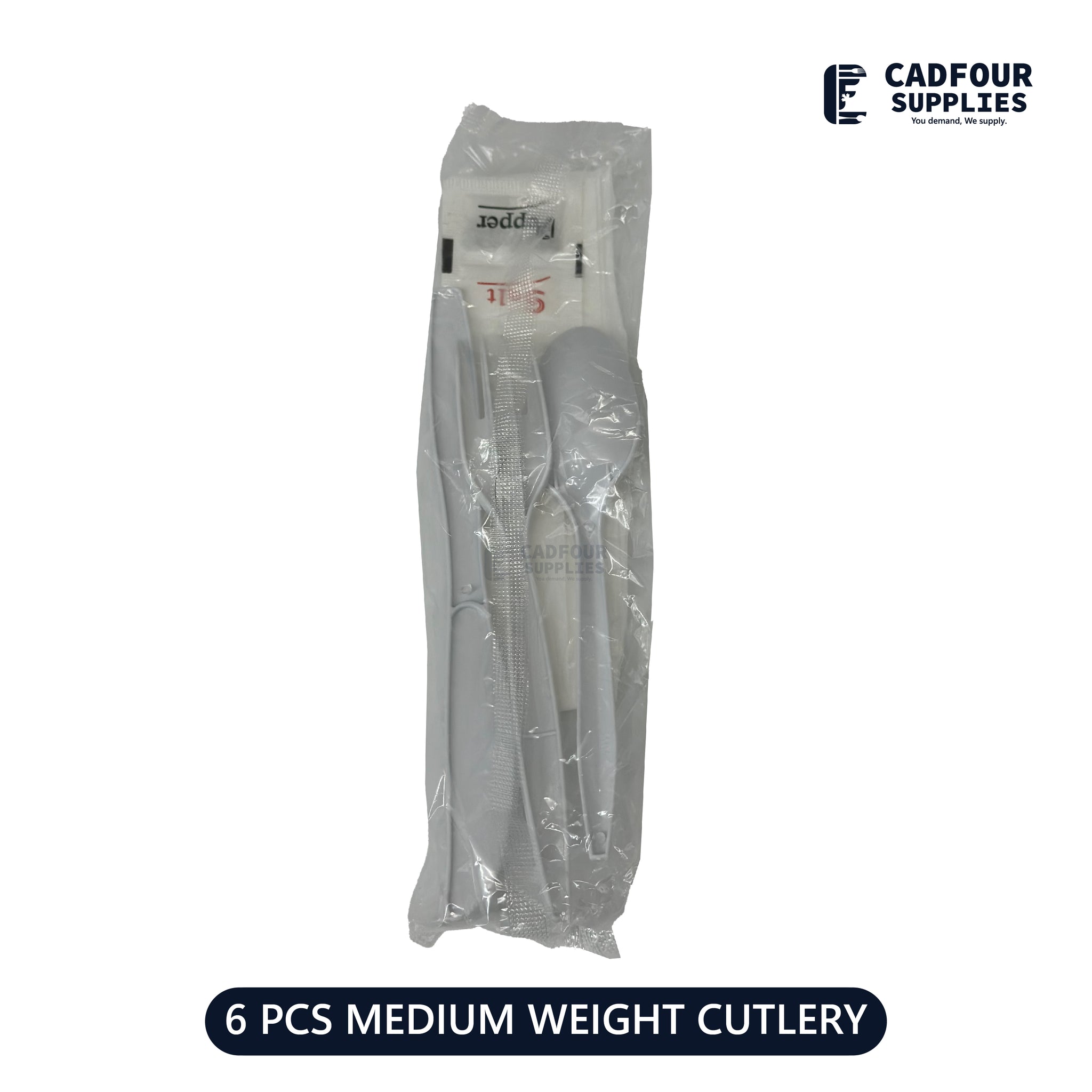6 Piece Cutlery Kit Medium Weight