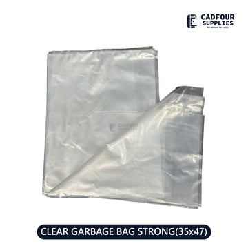 35x47 Garbage Bags Clear Strong 200ct
