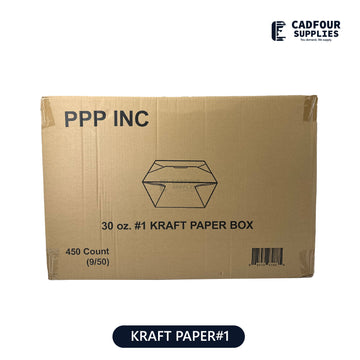 #1 Kraft Paper Box 30oz