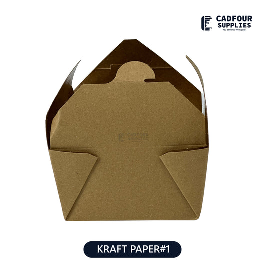 #1 Kraft Paper Box 30oz