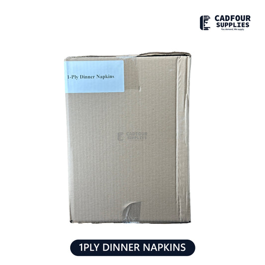 Dinner Napkins White 1 Ply