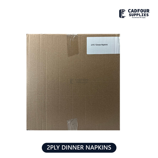 Dinner Napkins White 2 Ply