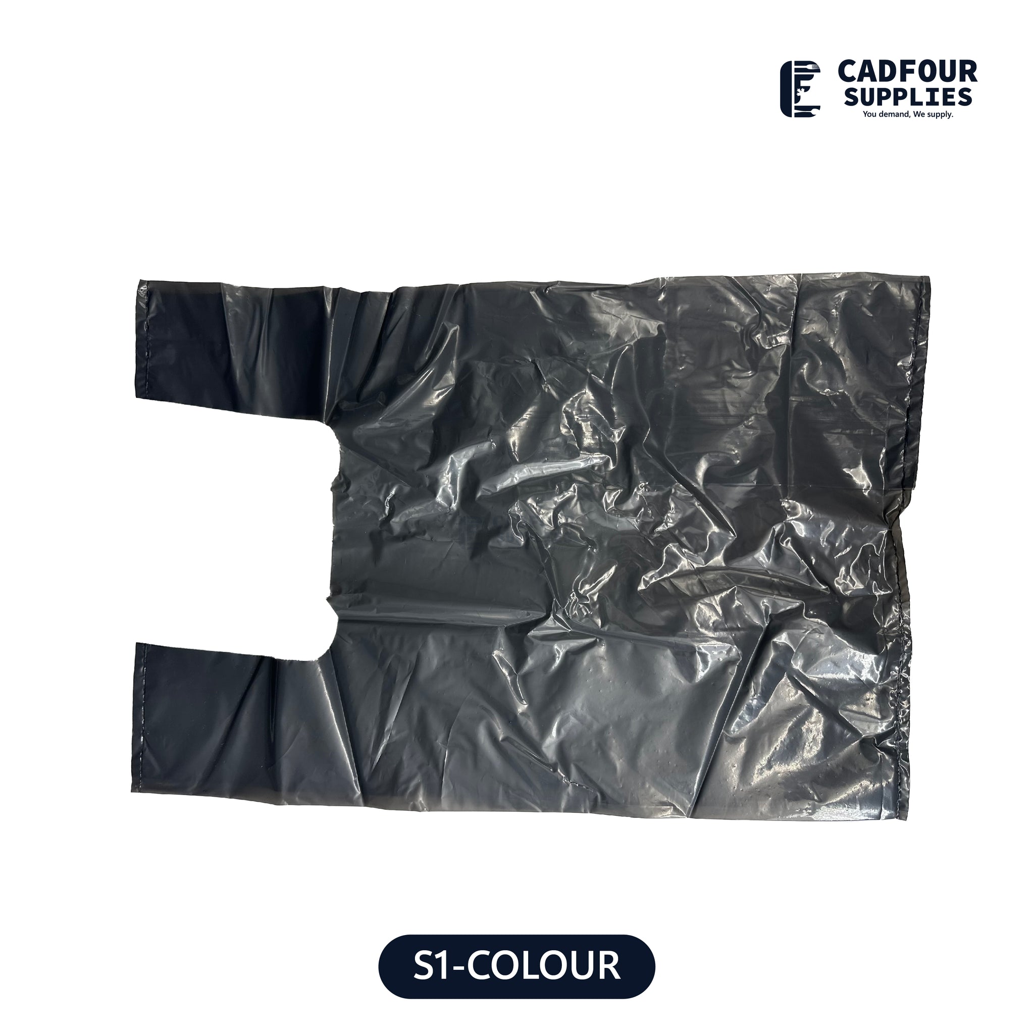 S1 Plastic Bag Grey Color