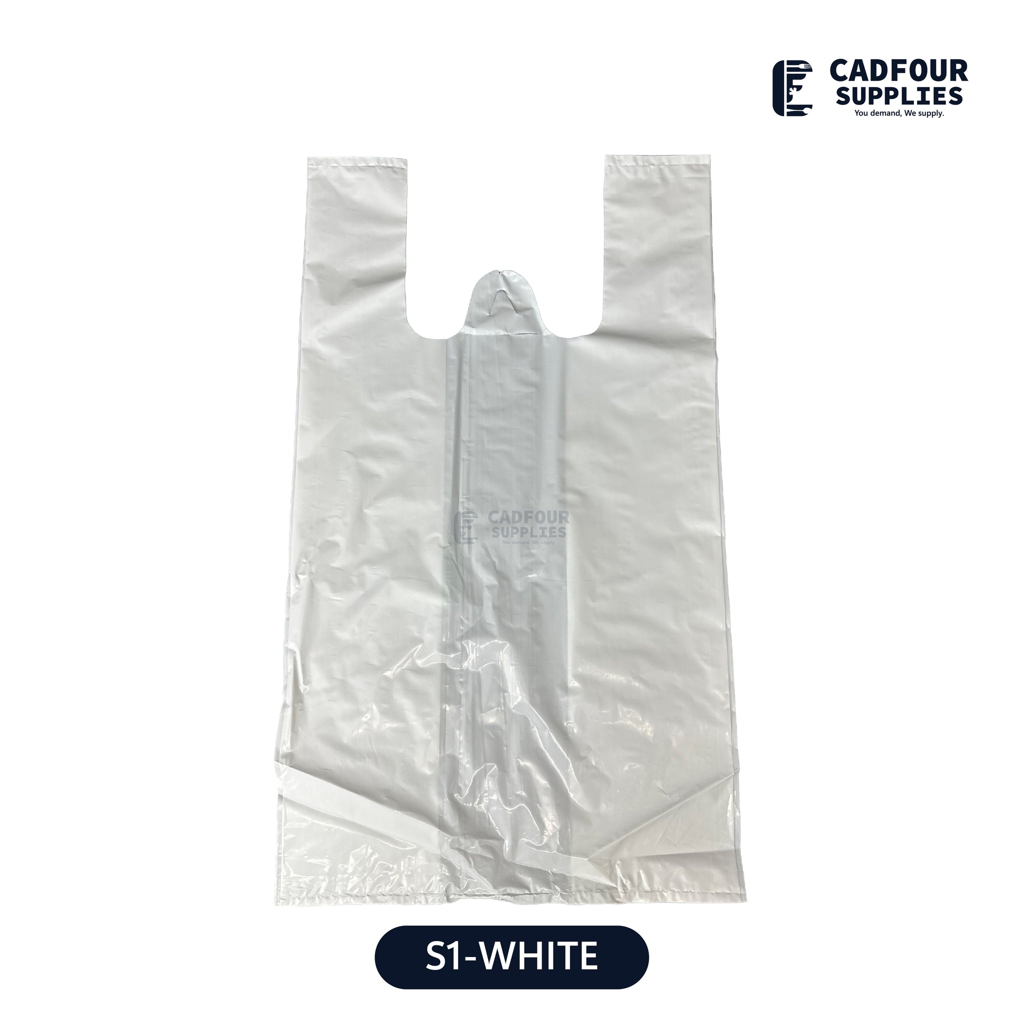 S1 Plastic Bag White