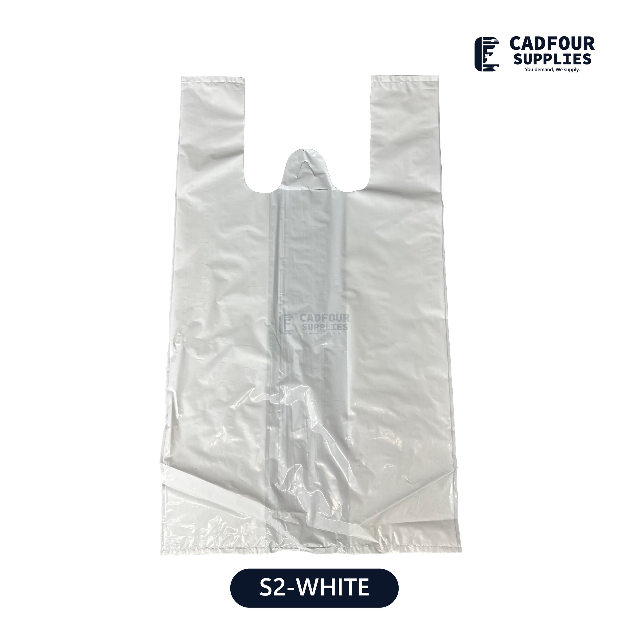 S2 Plastic Bag White