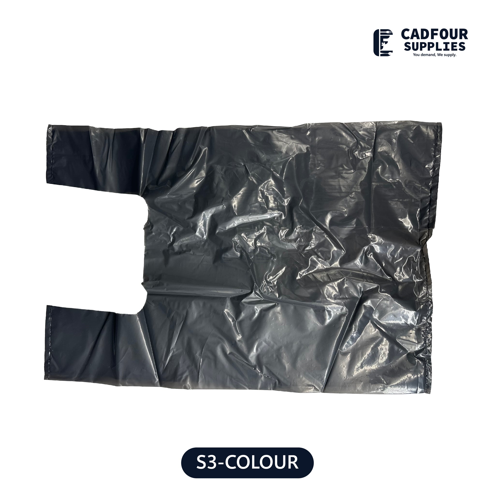 S3 Plastic Bag Grey Color