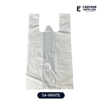 S4 Plastic Bag White