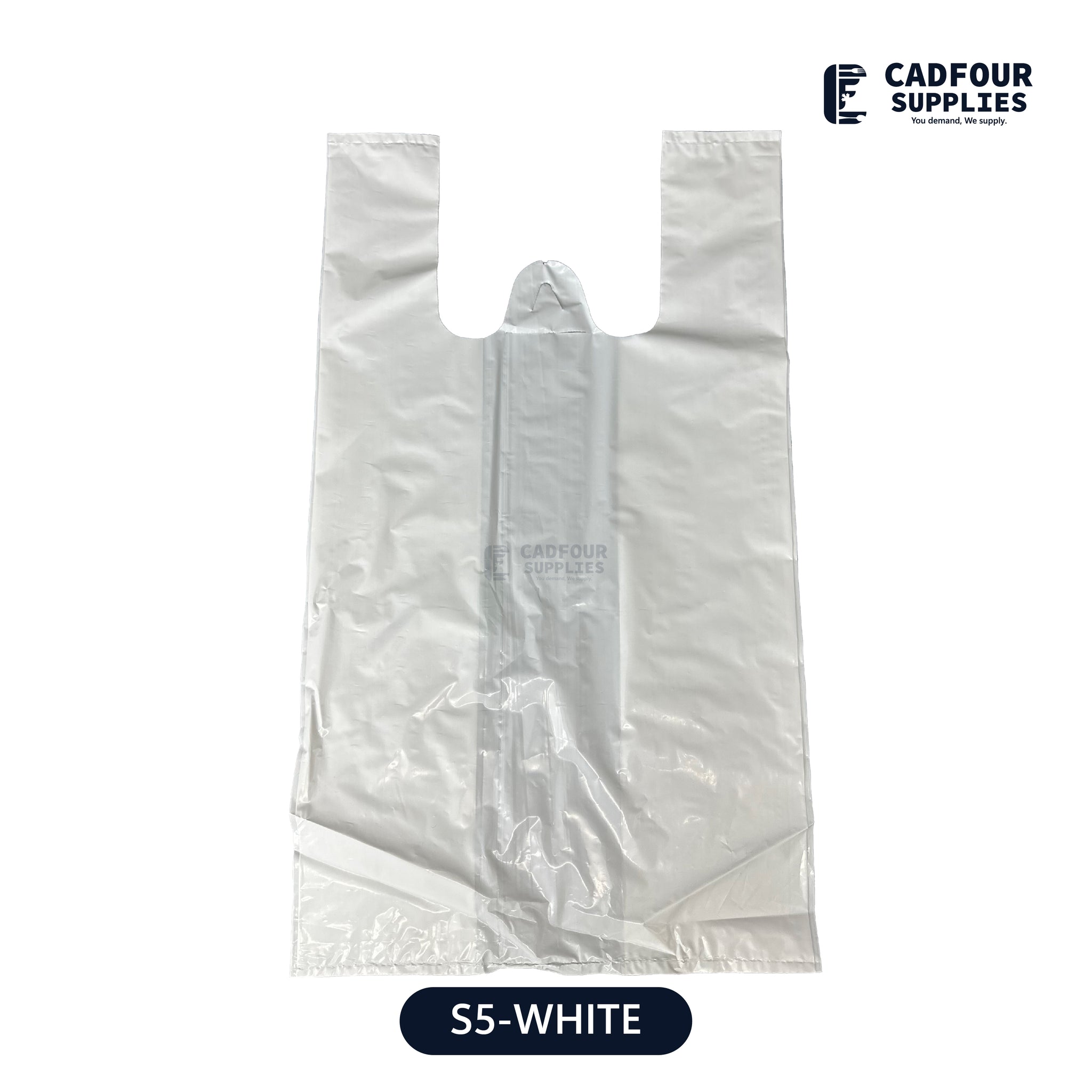 S5 Plastic Bag White