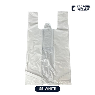 S5 Plastic Bag White