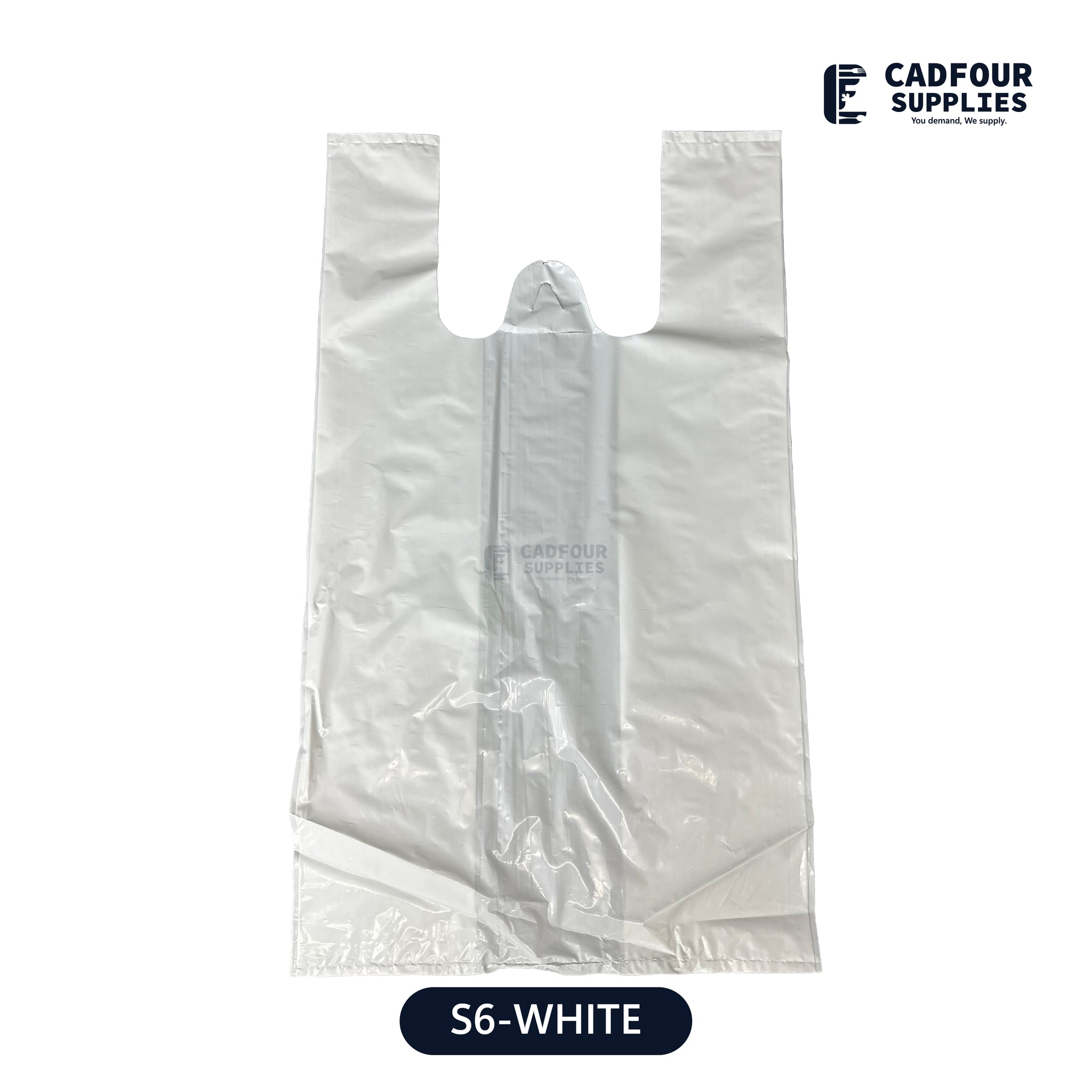 S6 Plastic Bag White