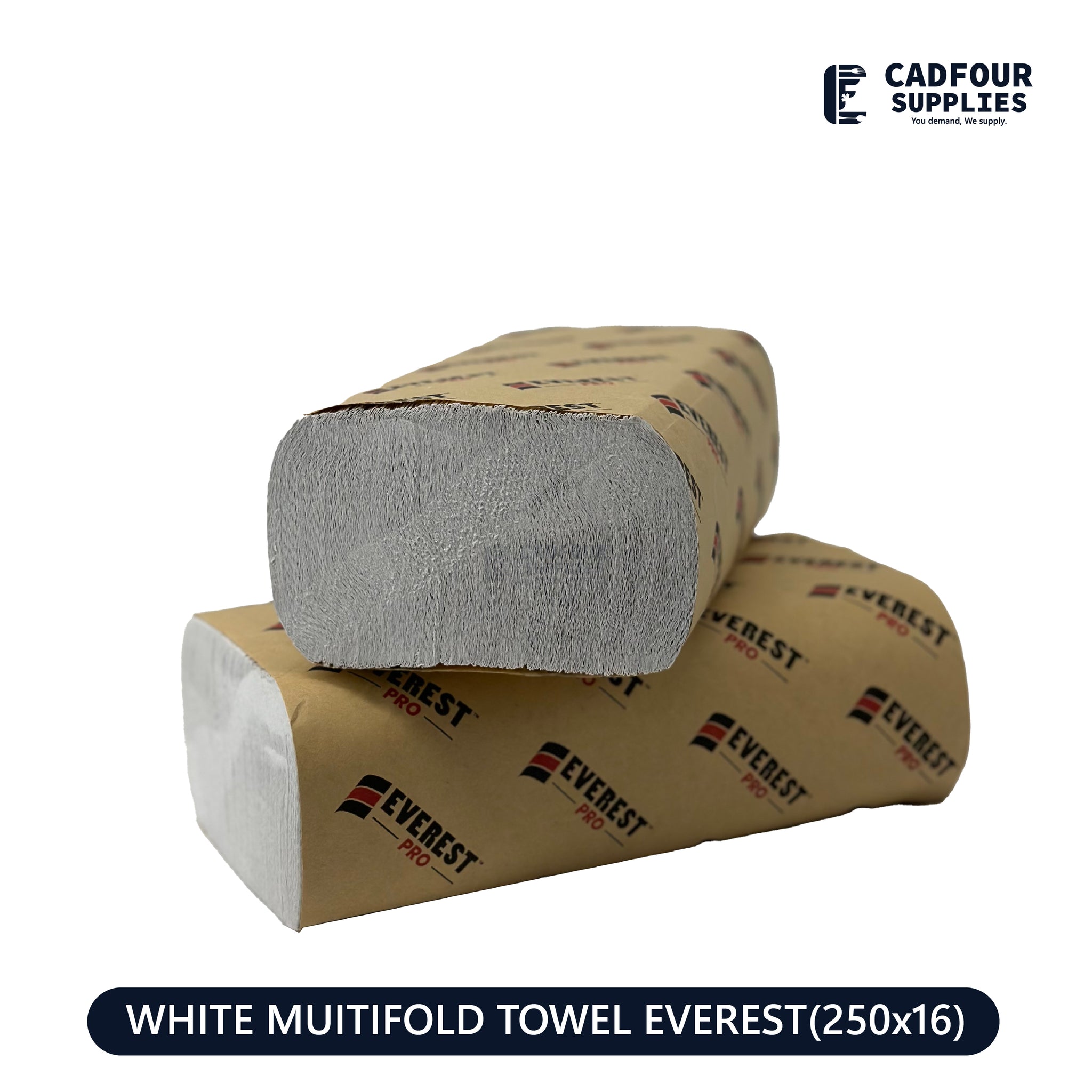 White Multi Fold Towels 250x16- Everest