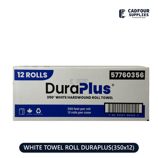 White Paper Roll 350x12- DuraPlus
