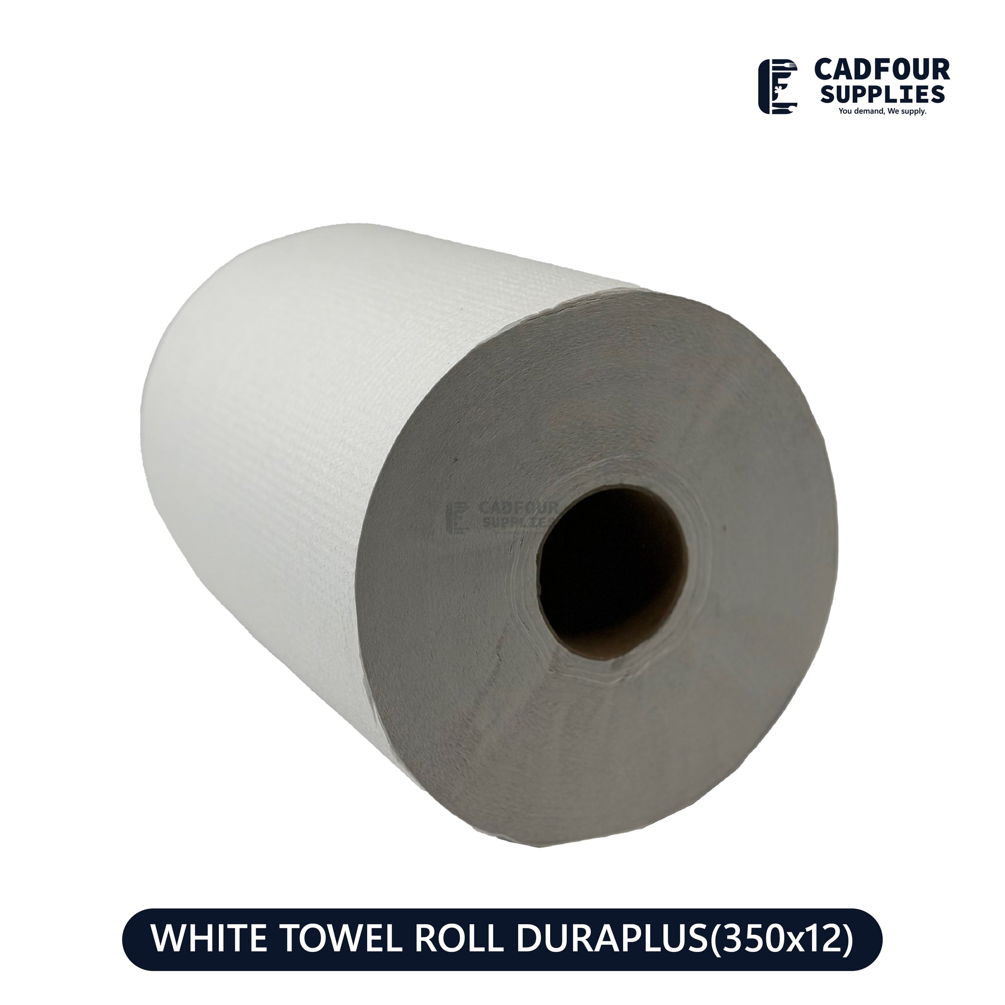 White Paper Roll 350x12- DuraPlus