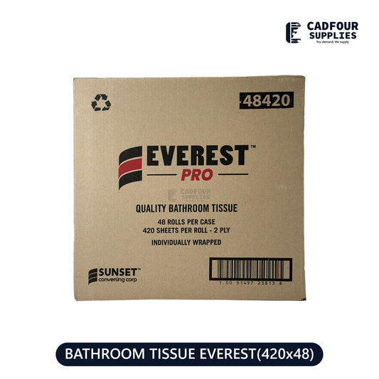 Bathroom Tissue 420x48 2 Ply- Everest
