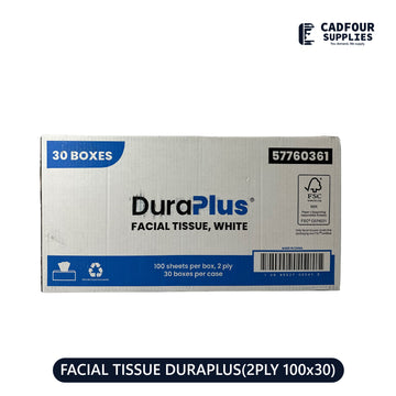 Facial Tissues 2 Ply 100x30- DuraPlus