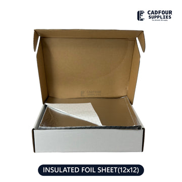 Aluminum Insulated Foil Sheets 12x12