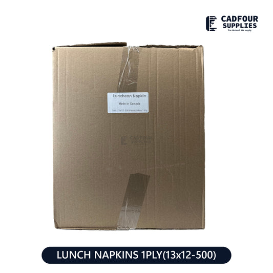 Lunch Napkins White 1 Ply