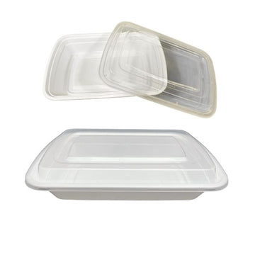 Alt Text
PPP 28oz rectangular plastic food container with lid for restaurant takeout
