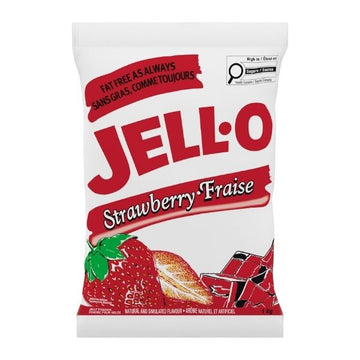Jell-O Strawberry Fraise Jelly Powder Mix, 1 kg, Bulk Foodservice Pack