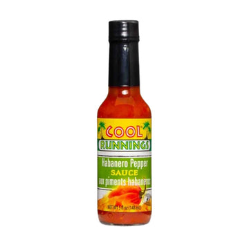 Cool Runnings Habanero Pepper Sauce - 148mL / 5 fl oz - Individual Glass Bottle