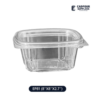 6oz Clear Hinged Container-GENPAK AD6