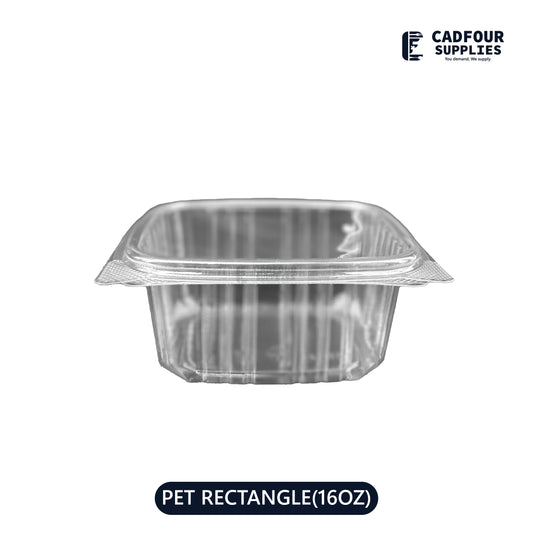 16oz Clear Hinged Container-PPP P16