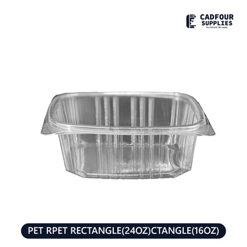 24oz Clear Hinged Container-PPP P24